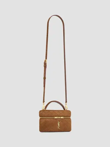 Saint Laurent Women's Suede Gaby Vanity Bag | Thumbnail 7 Saint Laurent Women's Suede Gaby Vanity Bag | Thumbnail 7