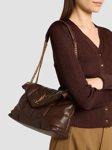 Saint Laurent Women's Puffer Small Shoulder Bag in Nappa Leather | Thumbnail 3 Saint Laurent Women's Puffer Small Shoulder Bag in Nappa Leather | Thumbnail 3