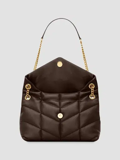 Saint Laurent Women's Puffer Small Shoulder Bag in Nappa Leather | Thumbnail 5 Saint Laurent Women's Puffer Small Shoulder Bag in Nappa Leather | Thumbnail 5