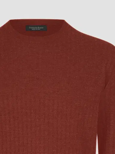 Stefano Ricci Men's Crewneck Stripped Sweater | Thumbnail 2 Stefano Ricci Men's Crewneck Stripped Sweater | Thumbnail 2