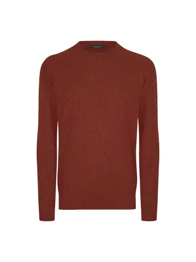 Stefano Ricci Men's Crewneck Stripped Sweater | Thumbnail 1 Stefano Ricci Men's Crewneck Stripped Sweater | Thumbnail 1