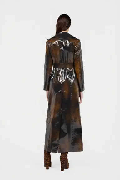 Roberto Cavalli Brown Trench Coat Used Effect | Thumbnail 3 Roberto Cavalli Brown Trench Coat Used Effect | Thumbnail 3