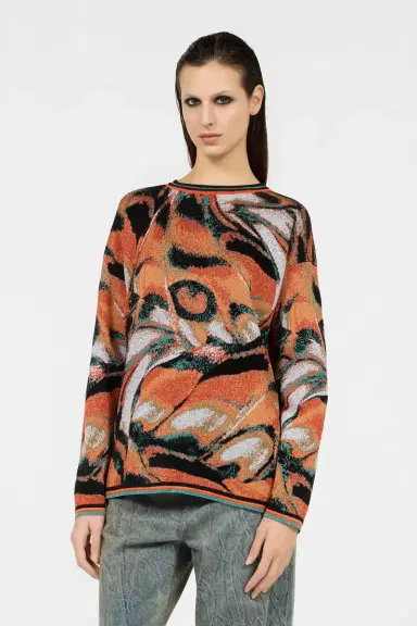 Roberto Cavalli Butterfly Print Sweater | Thumbnail 2 Roberto Cavalli Butterfly Print Sweater | Thumbnail 2