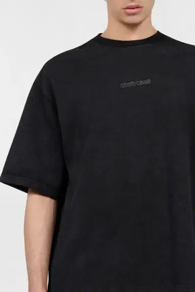 Roberto Cavalli Black T-Shirt | Thumbnail 4 Roberto Cavalli Black T-Shirt | Thumbnail 4