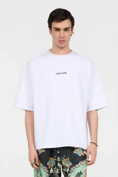 Roberto Cavalli White T-Shirt | Thumbnail 2 Roberto Cavalli White T-Shirt | Thumbnail 2
