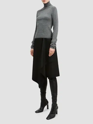 DEREK LAM 10 CROSBY Women's Alexander Asymmetric Wrap Midi-Skirt | Thumbnail 2 DEREK LAM 10 CROSBY Women's Alexander Asymmetric Wrap Midi-Skirt | Thumbnail 2