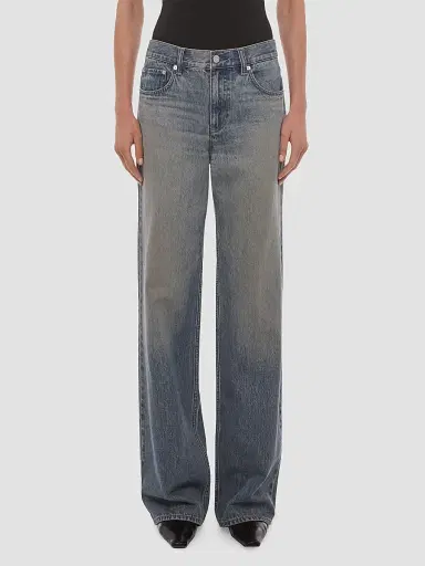 Helmut Lang Women's Wardrobe Faded Straight-Leg Jeans | Thumbnail 3 Helmut Lang Women's Wardrobe Faded Straight-Leg Jeans | Thumbnail 3