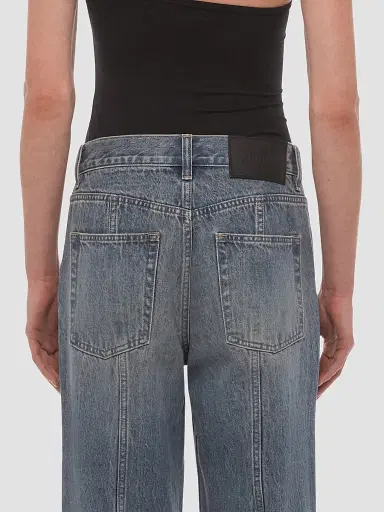 Helmut Lang Women's Wardrobe Faded Straight-Leg Jeans | Thumbnail 4 Helmut Lang Women's Wardrobe Faded Straight-Leg Jeans | Thumbnail 4