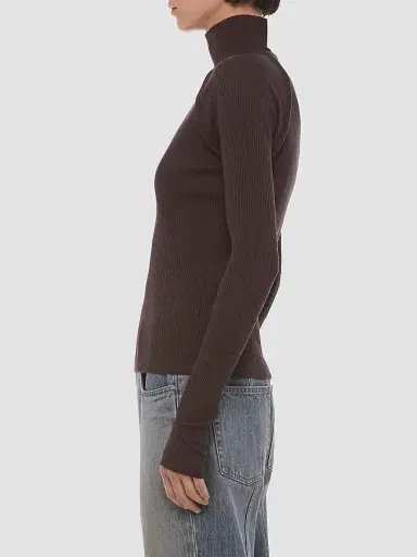 Helmut Lang Women's Layered Ribbed Sweater | Thumbnail 6 Helmut Lang Women's Layered Ribbed Sweater | Thumbnail 6