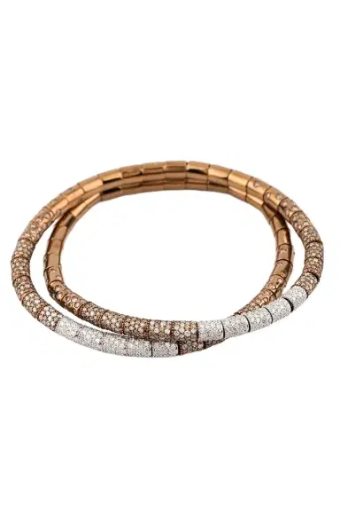 BENOI Brown Diamond Ombre Double Rope Bracelet | Thumbnail 1 BENOI Brown Diamond Ombre Double Rope Bracelet | Thumbnail 1