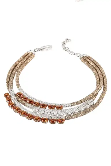 BENOI Brown Diamond Mandarin Garnet Rope Necklace | Thumbnail 1 BENOI Brown Diamond Mandarin Garnet Rope Necklace | Thumbnail 1