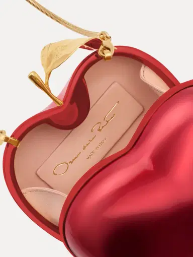 Oscar de la Renta Apple Minaudière | Thumbnail 4 Oscar de la Renta Apple Minaudière | Thumbnail 4