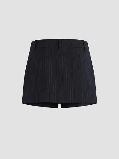 Favorite Daughter Women's The Spencer Pinstriped Skort | Thumbnail 6 Favorite Daughter Women's The Spencer Pinstriped Skort | Thumbnail 6