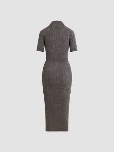 Favorite Daughter Women's The Hard To Get Wool Midi Dress | Thumbnail 5 Favorite Daughter Women's The Hard To Get Wool Midi Dress | Thumbnail 5