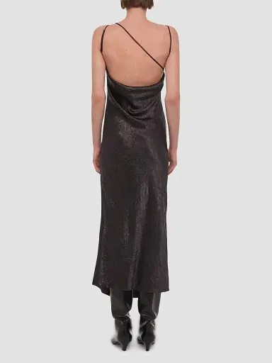 Helmut Lang Women's Crinkled-Effect Midi Slipdress | Thumbnail 3 Helmut Lang Women's Crinkled-Effect Midi Slipdress | Thumbnail 3