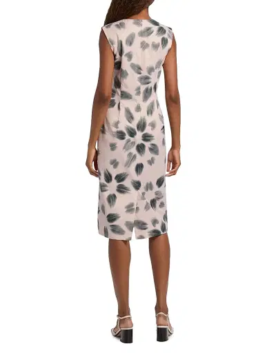 Dries Van Noten Women's Delavina Floral Midi-Dress | Thumbnail 5 Dries Van Noten Women's Delavina Floral Midi-Dress | Thumbnail 5