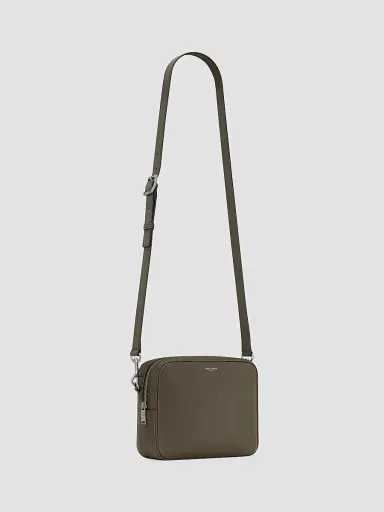 Saint Laurent Men's Small Camera Bag in Grained Leather | Thumbnail 2 Saint Laurent Men's Small Camera Bag in Grained Leather | Thumbnail 2