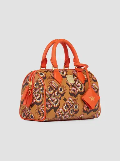MCM Women's Ella Boston Small Visetos Bag | Thumbnail 3 MCM Women's Ella Boston Small Visetos Bag | Thumbnail 3