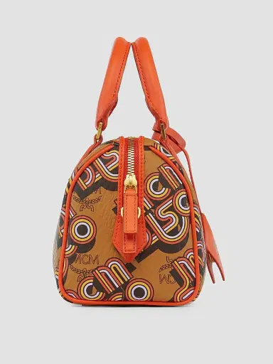 MCM Women's Ella Boston Small Visetos Bag | Thumbnail 4 MCM Women's Ella Boston Small Visetos Bag | Thumbnail 4