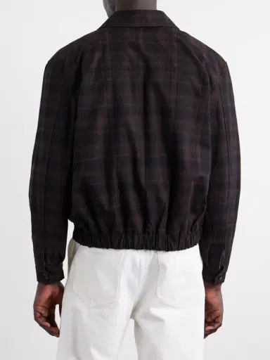 Jeanerica Jean Brown Checked Cotton and Wool-Blend Jacket - Men | Thumbnail 4 Jeanerica Jean Brown Checked Cotton and Wool-Blend Jacket - Men | Thumbnail 4