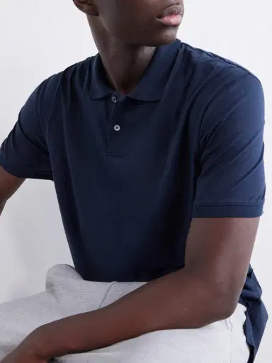 James Perse Cotton-Jersey Polo Shirt - Men | Thumbnail 5 James Perse Cotton-Jersey Polo Shirt - Men | Thumbnail 5