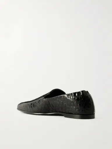 TOTEME Soft Croc-Effect Leather Loafers - Men | Thumbnail 4 TOTEME Soft Croc-Effect Leather Loafers - Men | Thumbnail 4