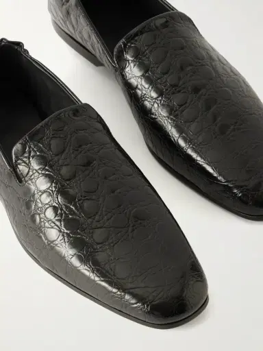 TOTEME Soft Croc-Effect Leather Loafers - Men | Thumbnail 5 TOTEME Soft Croc-Effect Leather Loafers - Men | Thumbnail 5