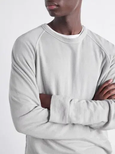 James Perse Garment-Dyed Loopback Supima Cotton-Jersey Sweatshirt - Men | Thumbnail 5 James Perse Garment-Dyed Loopback Supima Cotton-Jersey Sweatshirt - Men | Thumbnail 5