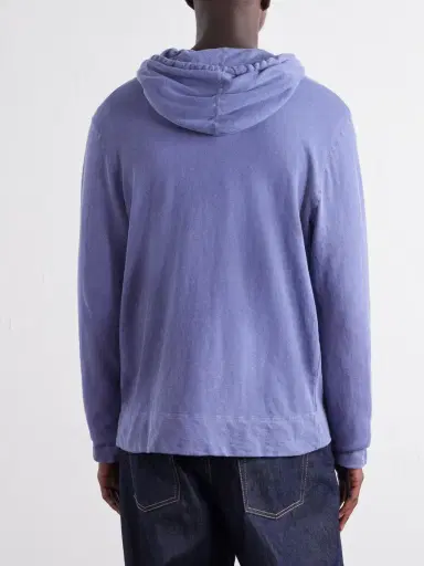 James Perse Supima Cotton-Jersey Zip-Up Hoodie - Men | Thumbnail 4 James Perse Supima Cotton-Jersey Zip-Up Hoodie - Men | Thumbnail 4