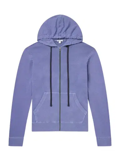 James Perse Supima Cotton-Jersey Zip-Up Hoodie - Men | Thumbnail 1 James Perse Supima Cotton-Jersey Zip-Up Hoodie - Men | Thumbnail 1