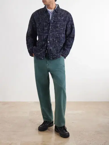 Folk Assembly Jacquard Cotton-Blend Jacket - Men | Thumbnail 2 Folk Assembly Jacquard Cotton-Blend Jacket - Men | Thumbnail 2