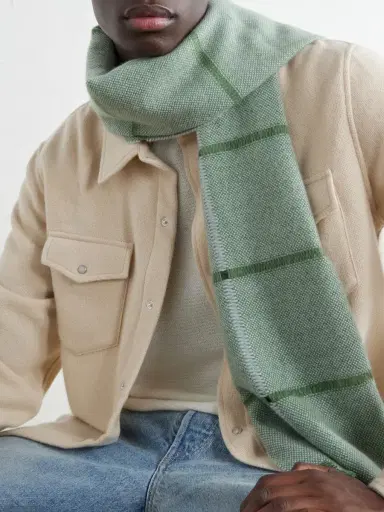 God’s True Cashmere Fringed Striped Cashmere Scarf - Men | Thumbnail 3 God’s True Cashmere Fringed Striped Cashmere Scarf - Men | Thumbnail 3