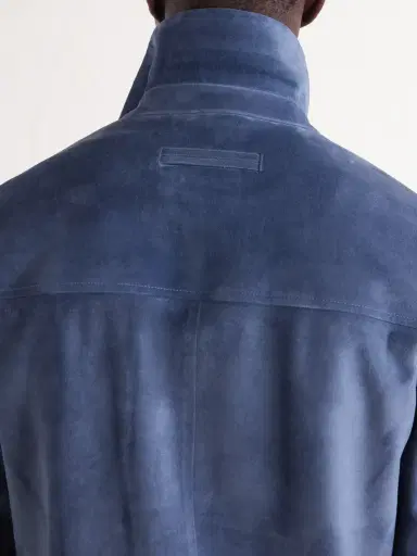 Zegna Suede Blouson Jacket - Men | Thumbnail 6 Zegna Suede Blouson Jacket - Men | Thumbnail 6