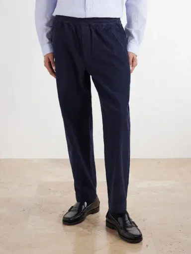 Folk Drawcord Assembly Straight-Leg Brushed Cotton Trousers - Men | Thumbnail 3 Folk Drawcord Assembly Straight-Leg Brushed Cotton Trousers - Men | Thumbnail 3