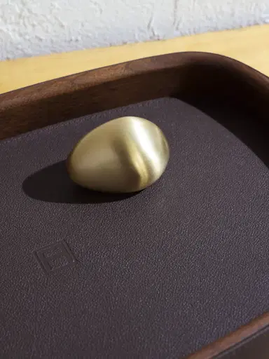 ASSOULINE Pebble Leather-Trimmed Wood Tray - Men | Thumbnail 3 ASSOULINE Pebble Leather-Trimmed Wood Tray - Men | Thumbnail 3