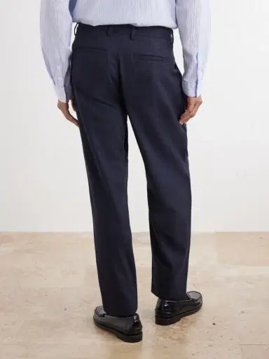 Folk Assembly Straight-Leg Mélange Wool-Blend Suit Trousers - Men | Thumbnail 4 Folk Assembly Straight-Leg Mélange Wool-Blend Suit Trousers - Men | Thumbnail 4
