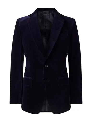 Tom Ford Atticus Slim-Fit Cotton-Blend Velvet Blazer - Men | Thumbnail 1 Tom Ford Atticus Slim-Fit Cotton-Blend Velvet Blazer - Men | Thumbnail 1