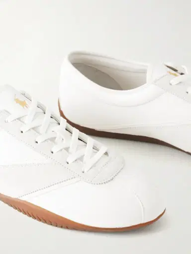 Polo Ralph Lauren Racer Suede-Trimmed Leather Sneakers - Men | Thumbnail 5 Polo Ralph Lauren Racer Suede-Trimmed Leather Sneakers - Men | Thumbnail 5