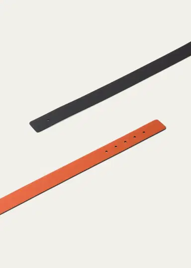 Prada Men's Reversible Saffiano Leather Belt Strap | Thumbnail 5 Prada Men's Reversible Saffiano Leather Belt Strap | Thumbnail 5
