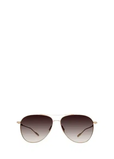 BARTON PERREIRA Trask Golden Titanium Aviator Sunglasses | Thumbnail 1 BARTON PERREIRA Trask Golden Titanium Aviator Sunglasses | Thumbnail 1