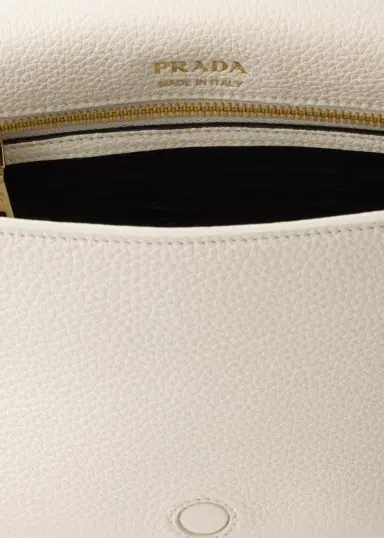 Prada Daino Flap Soft Leather Crossbody Bag | Thumbnail 5 Prada Daino Flap Soft Leather Crossbody Bag | Thumbnail 5