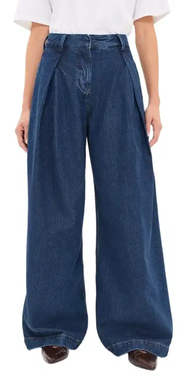 Favorite Daughter The Denim Pleats For Days Pants | Thumbnail 1 Favorite Daughter The Denim Pleats For Days Pants | Thumbnail 1