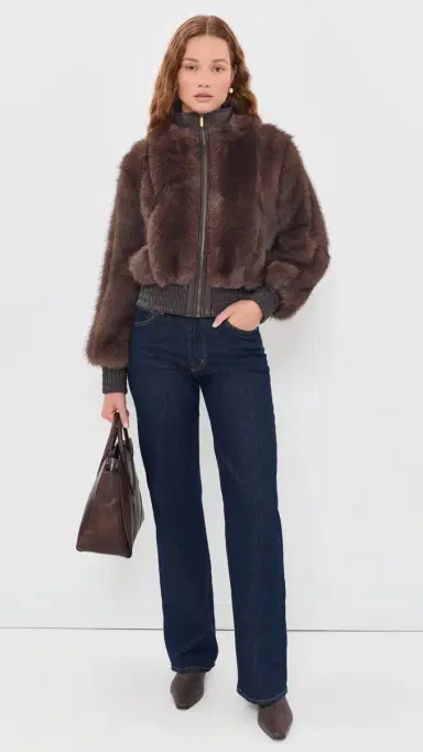 Zimmermann Valiant Faux Fur Bomber Jacket | Thumbnail 5 Zimmermann Valiant Faux Fur Bomber Jacket | Thumbnail 5