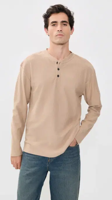 Rhythm Vintage Terry Long Sleeve Henley | Thumbnail 2 Rhythm Vintage Terry Long Sleeve Henley | Thumbnail 2