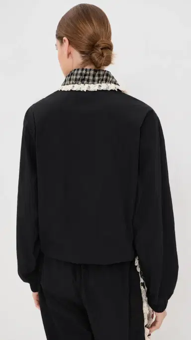Tanner Fletcher Kennedy Ruched Stripe Track Jacket | Thumbnail 3 Tanner Fletcher Kennedy Ruched Stripe Track Jacket | Thumbnail 3