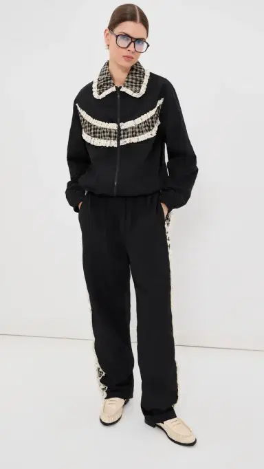 Tanner Fletcher Kennedy Ruched Stripe Track Jacket | Thumbnail 5 Tanner Fletcher Kennedy Ruched Stripe Track Jacket | Thumbnail 5