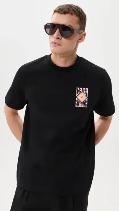 Casablanca Hermons Mirage Printed Classic T-Shirt | Thumbnail 2 Casablanca Hermons Mirage Printed Classic T-Shirt | Thumbnail 2