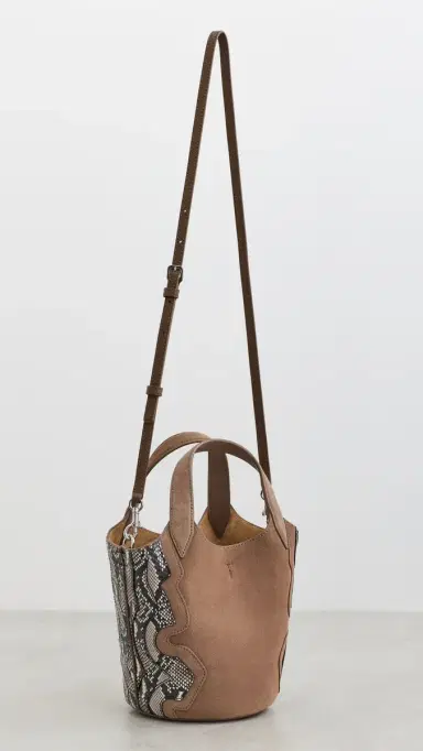 Veronica Beard Snake Embossed Anchor Bag | Thumbnail 4 Veronica Beard Snake Embossed Anchor Bag | Thumbnail 4