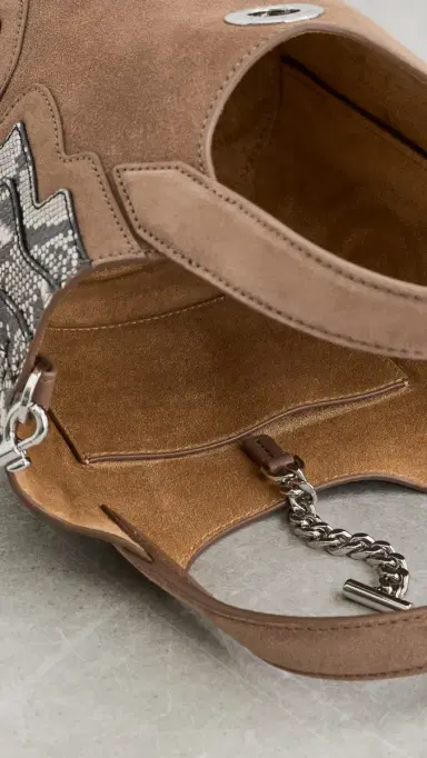 Veronica Beard Snake Embossed Anchor Bag | Thumbnail 6 Veronica Beard Snake Embossed Anchor Bag | Thumbnail 6