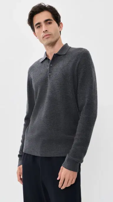 Greyson Saratoga Waffle Stitch Sweater Polo | Thumbnail 2 Greyson Saratoga Waffle Stitch Sweater Polo | Thumbnail 2